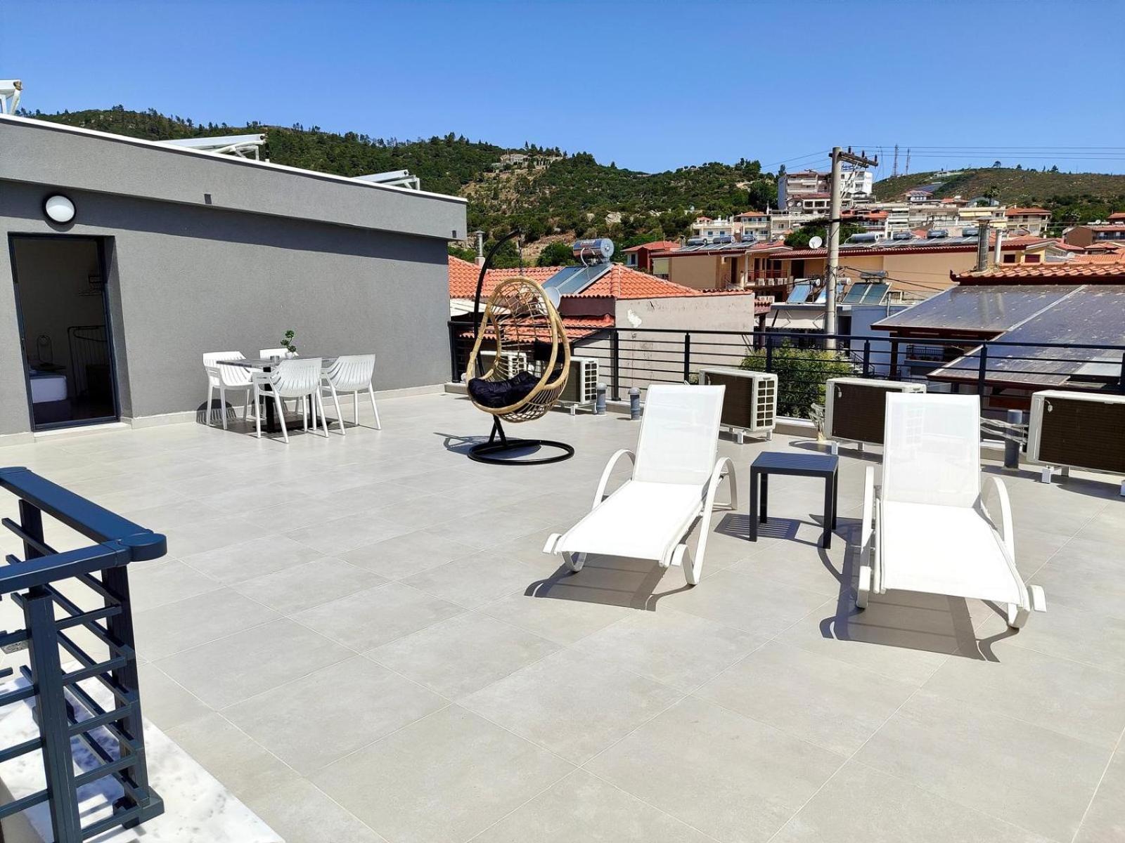 Four Shades Luxury Suites Sarti Bagian luar foto